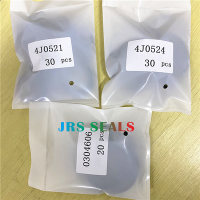 4J0521 4J0524 0304606 खुदाई लोडर NBR FKM PU के लिए ओरिंग सील किट