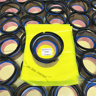 8T1567 8T-1567 हाइड्रोलिक सिलेंडर लोडर लिफ्ट टिफ्ट स्टीयरिंग सील किट एनबीआर ब्लैक ओरिंग