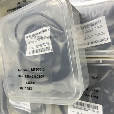 SK200-8 M2X130 स्विंग मोटर सील किट हाइड्रोलिक सिलेंडर खुदाई सील किट