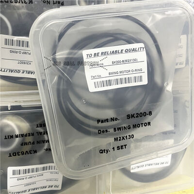 SK200-8 M2X130 स्विंग मोटर सील किट हाइड्रोलिक सिलेंडर खुदाई सील किट